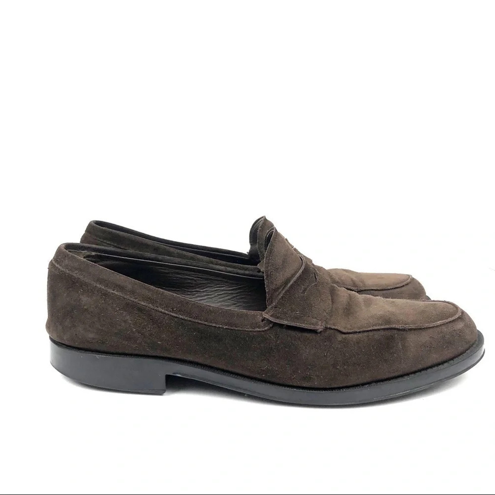 Tod’s | Men’s Brown Suede Penny Loafers - Picture 2 of 8